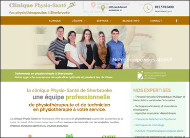 Physio-Santé physiotherapeute sherbrooke